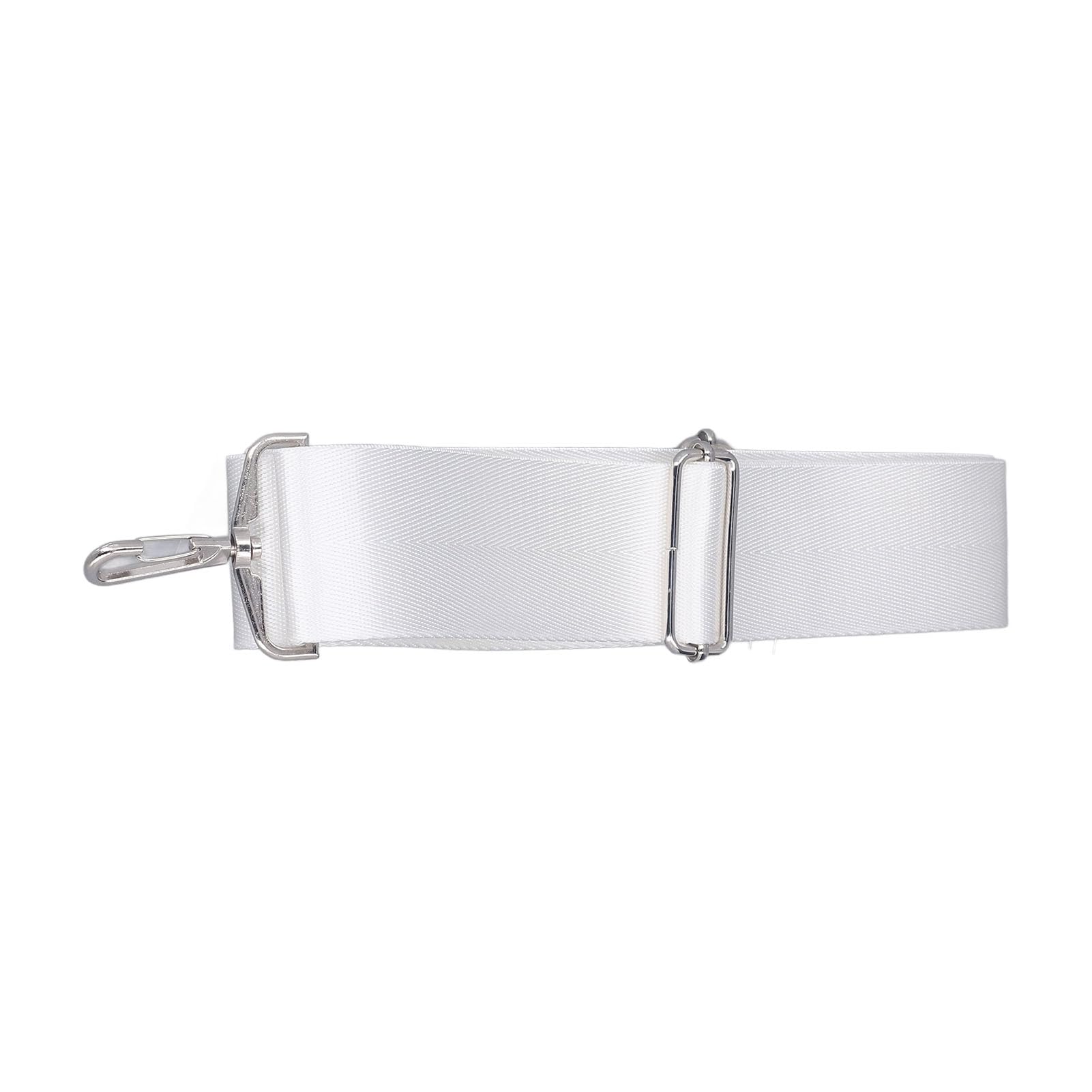 Correa Central de Red de Tenis Altura Ajustable Correas de Red de Tenis Hebilla de Acero Inoxidable Blanco