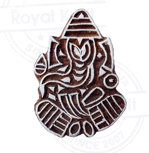 Miniatura 2 de Sello de bloque de impresión de madera religiosa Royal Kraft  DIY Henna tela textil papel arcilla cerámica bloque impresión sello THItag018