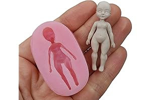 Premium Silicone Miniature Doll Molds for Delicate Delicacies