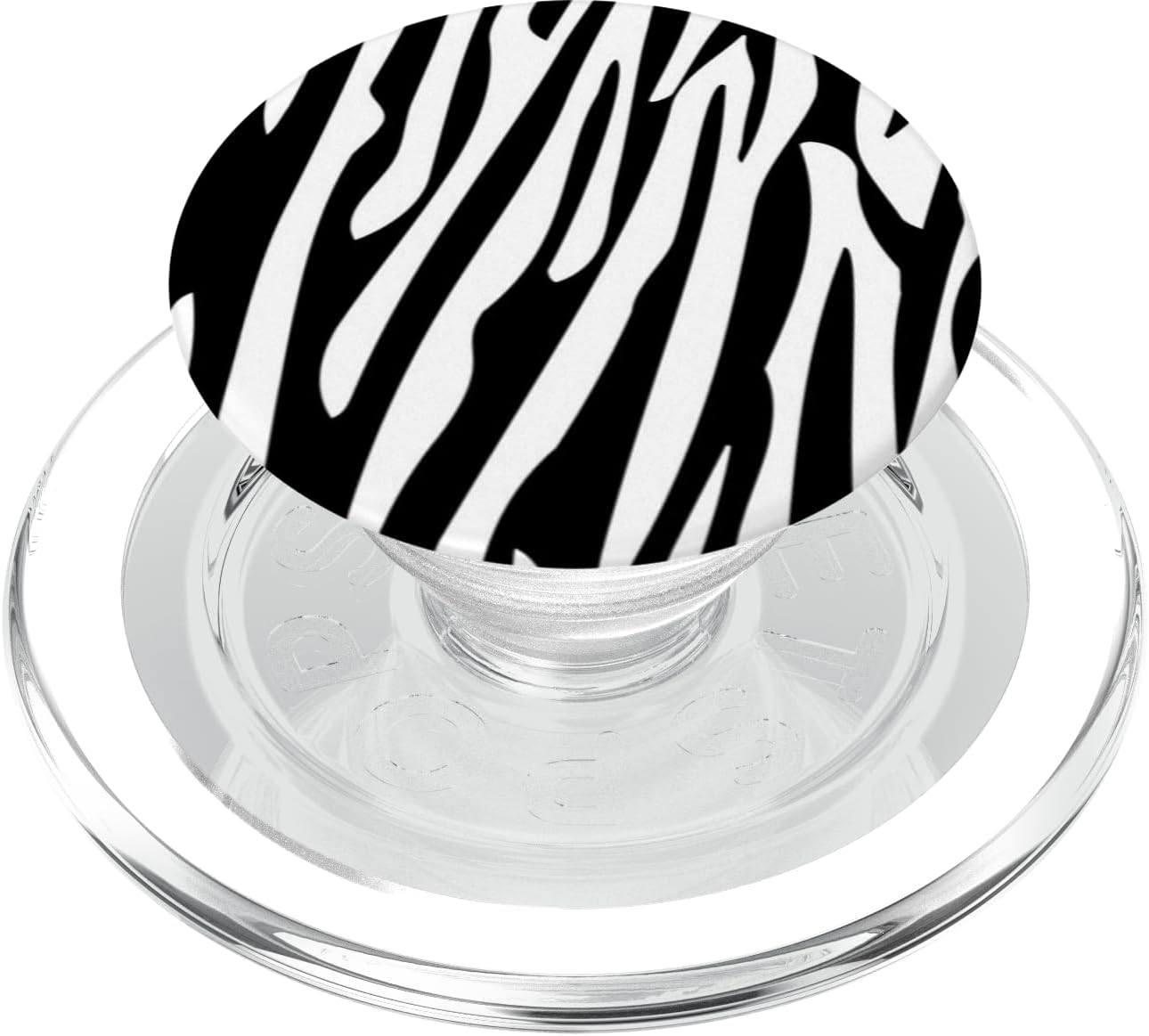 Zebra Pattern PopSockets PopWallet for MagSafe