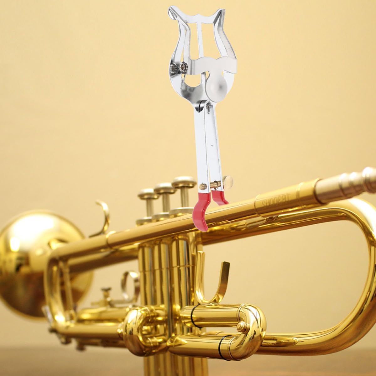 2 Pezzi Lira da Marcia per Clarinetto in Ferro Argento, Leggera e Facile da Trasportare, Morsetto per Spartiti, Accessorio Musicale per Concerti
