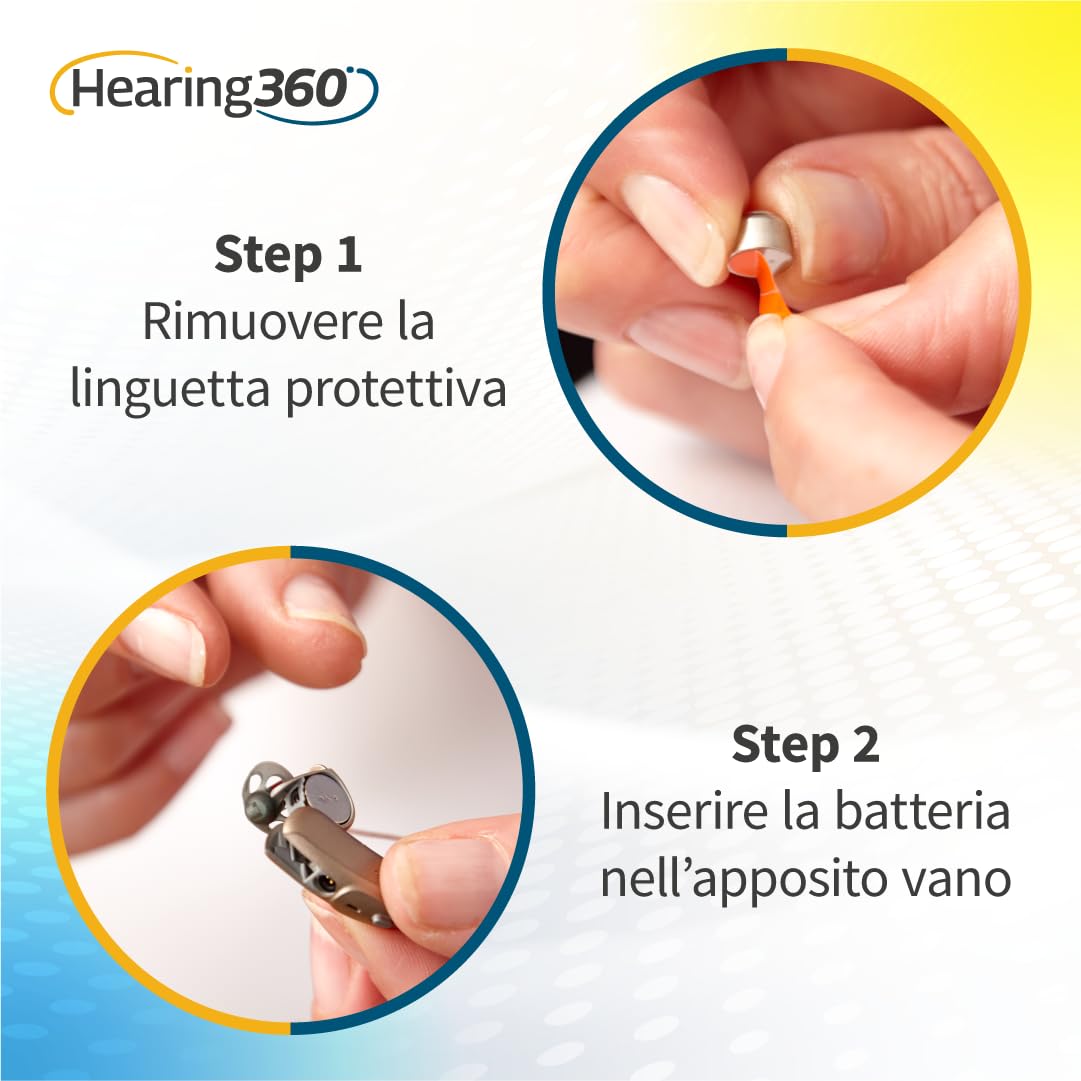 Batterie per apparecchi acustici Rayovac Extra e Hearing360 misura 312 marroni (15 blister marroni)