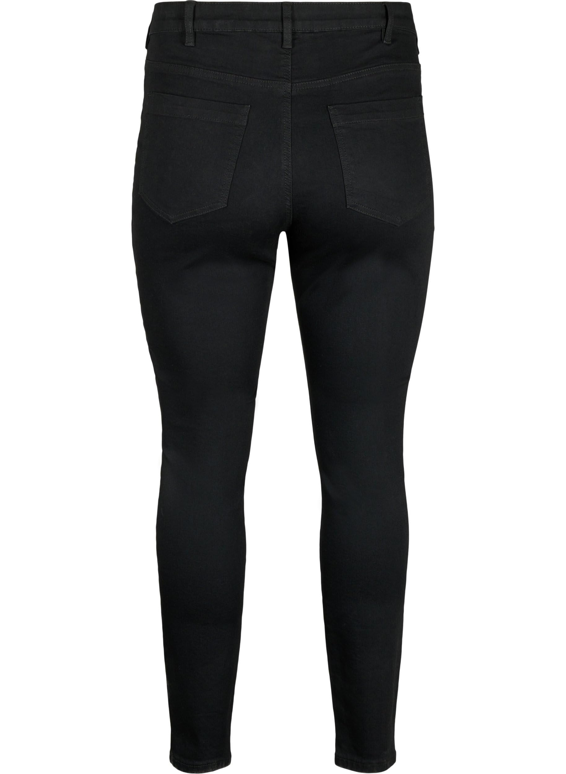 Zizzi Amy Jeans pour femme - Grandes tailles - Taille haute - Extra Slim - Taille 42-60