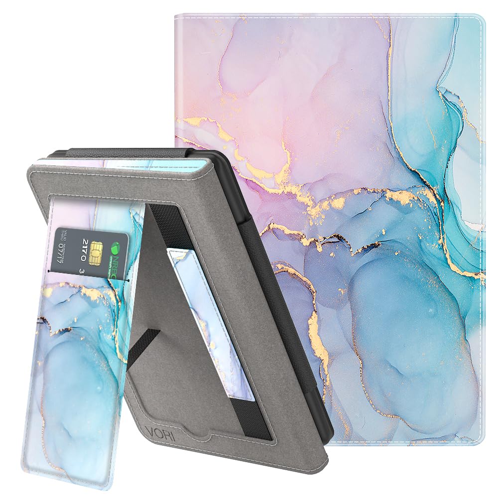 VORI Funda con soporte para Kindle Paperwhite de 6 pulgadas (se adapta a 10ª generación 2018 / todas las generaciones de Paperwhite antes de 2018), funda inteligente de piel sintética con función de