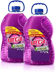 Kit com 2 Desinfetante Pinho Urca 5 Litros Lavanda Antibac Limpeza