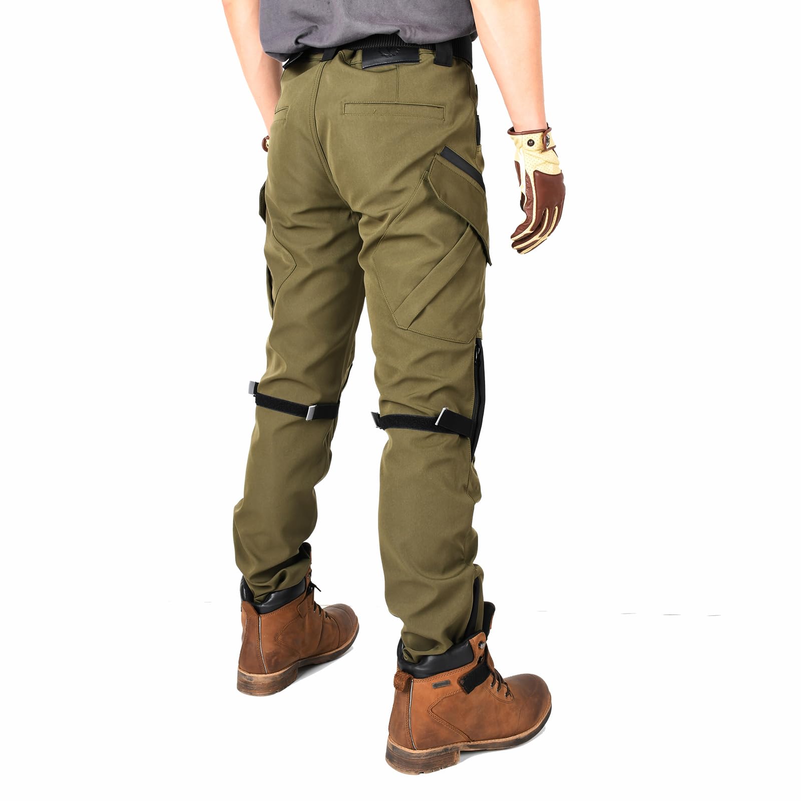 Urban Motorradhose Herren Cargo aus Oxford-Gewebe mit Multi-Taschen für Alltag, Pendeln und Touring