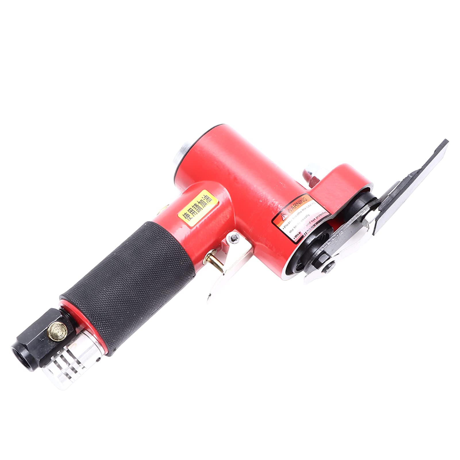 Pulidora neumática KP-6903, mini lijadora‑pulidora de aire con diseño ranurado, pulidora excéntrica de 14.000 rpm para espacios, esquinas y superficies irregulares, incluye 3