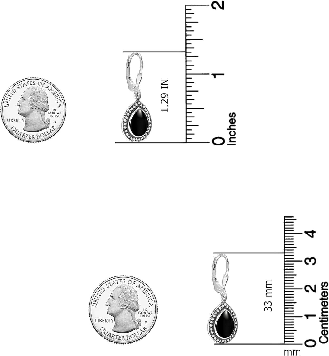 LeCalla 925 Sterling Silver Leverback Dangle Earrings for Women | Gemstone Drop Dangle Earring Jewelry Gifts for Wedding, Anniversary, Christmas, Valentine’s Day, New Year