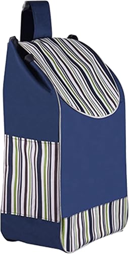 Bolsa de repuesto para carrito de compras, bolsa de almacenamiento de 30 L, bolsa de almacenamiento de tela Oxford impermeable, bolsa de repuesto