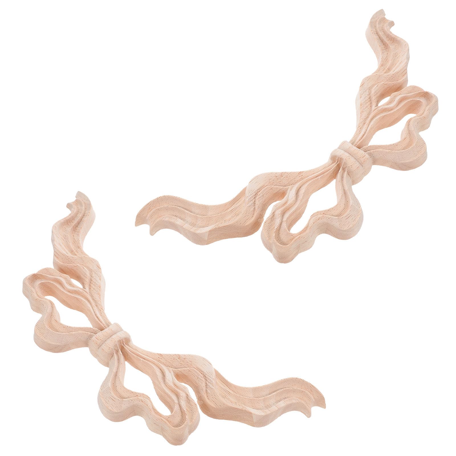 Decoración de madera fácil de instalar Toyvian set de 2 piezas caladas para muebles