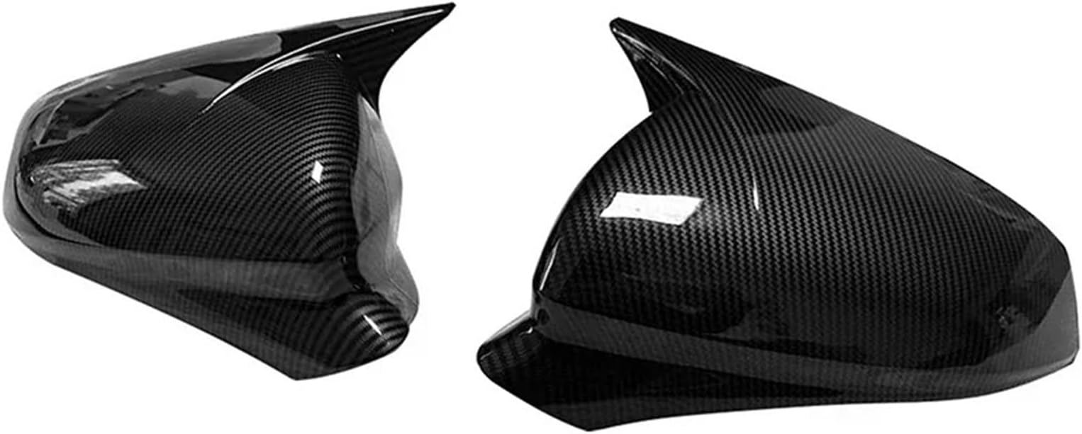 Left, Right Side Mirror Covers Car Accessories Rearview Mirror Cover Trim Compatible with Seat Leon MK4 Cupra 2020-2024(Carbon Look)