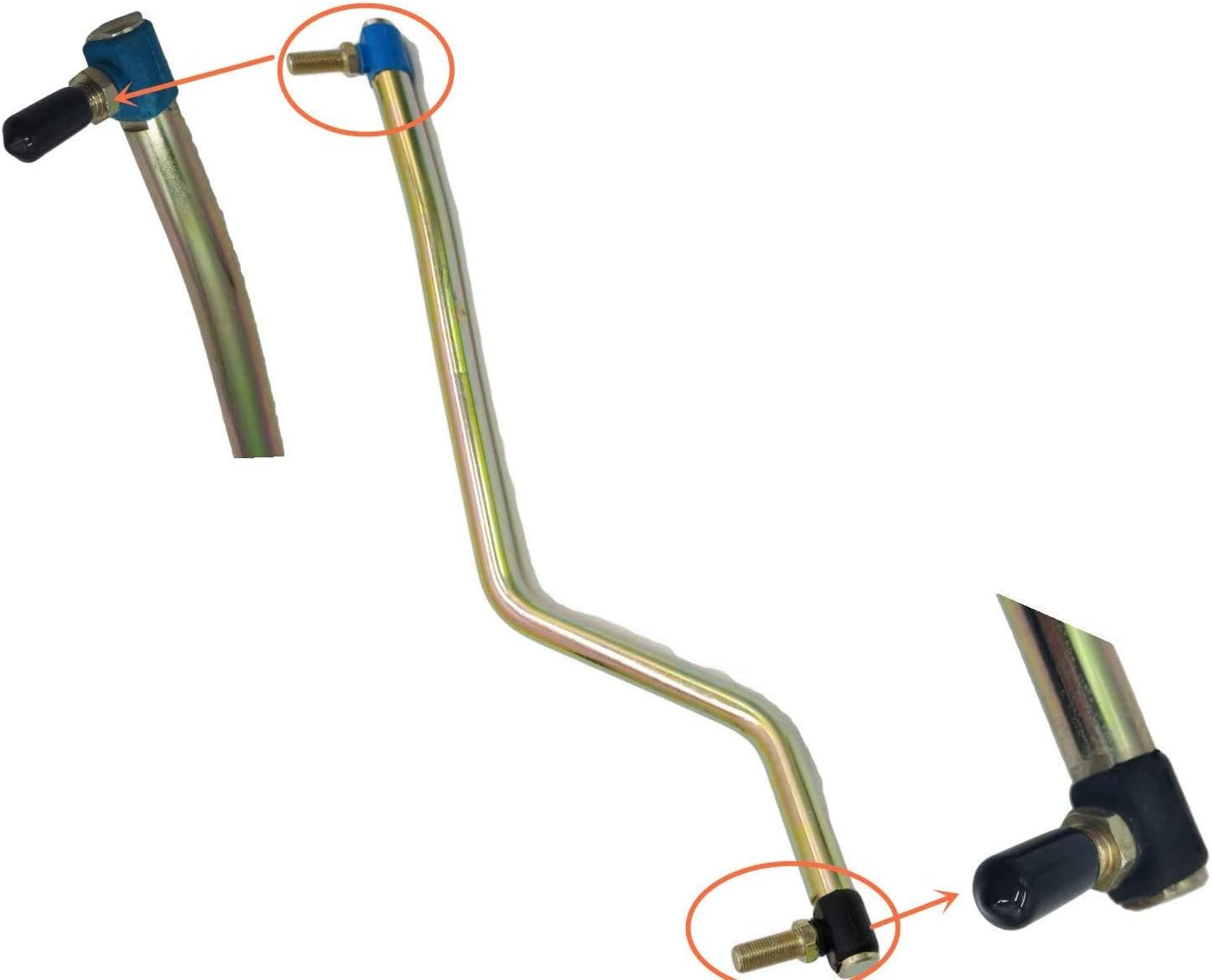 436884 583513301 Drag Link Drag Link with Screw Rubber Cap for Craftsman Poulan Husqvarna Lawn Tractors