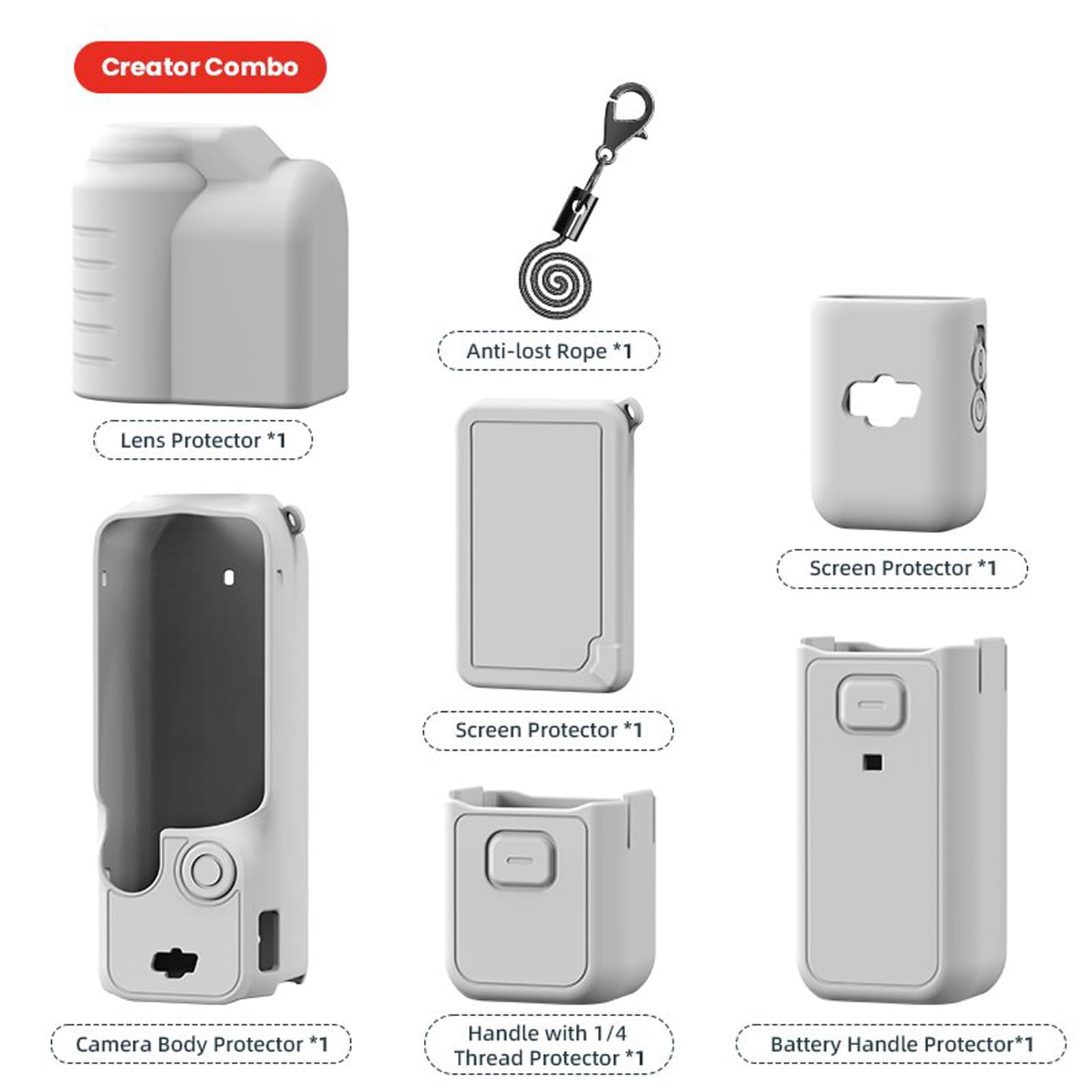 Buziba Silicone Protective Case Cover For DJI Osmo Pocket - View #8