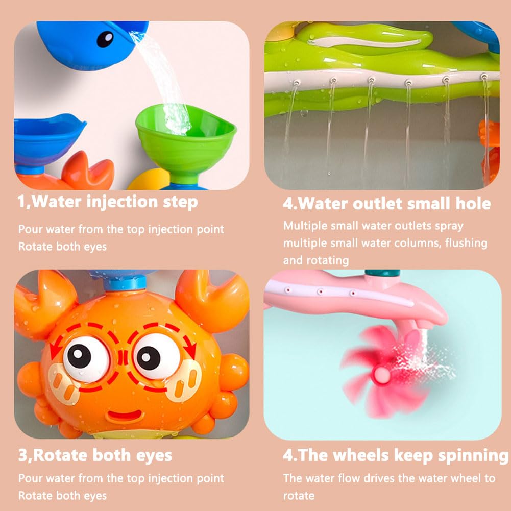 Juguetes bañera,Juguetes BañEra Bebe 1 AñO,Juguet Niños 1 2 3 año,Juguetes BañEras 1 2 3 AñO,Juguetes Bebes 6-8-12 Meses,Regalo Bebes 1 2 3 4 AñO,Baul Juguetes Infantil — view 5