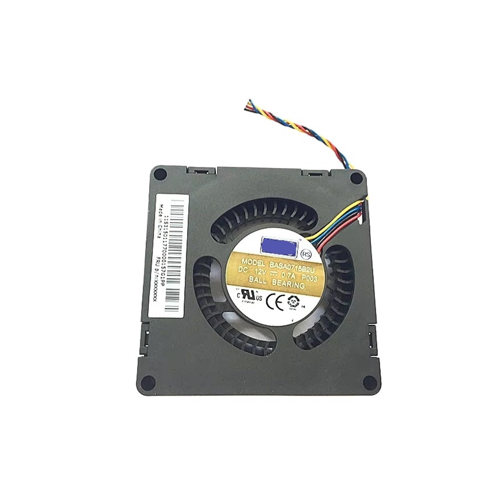 UITGVDQAT BASA0715B2U P003 Server Cooling Fan DC 12V 0.7A 70x70x15mm 4-wire