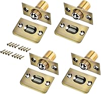 Vista 12 de Jiayi - Juego de 2 piezas de accesorios para puerta para la parte superior de la puerta francesa, cierre de bola ajustable en el pestillo de bola