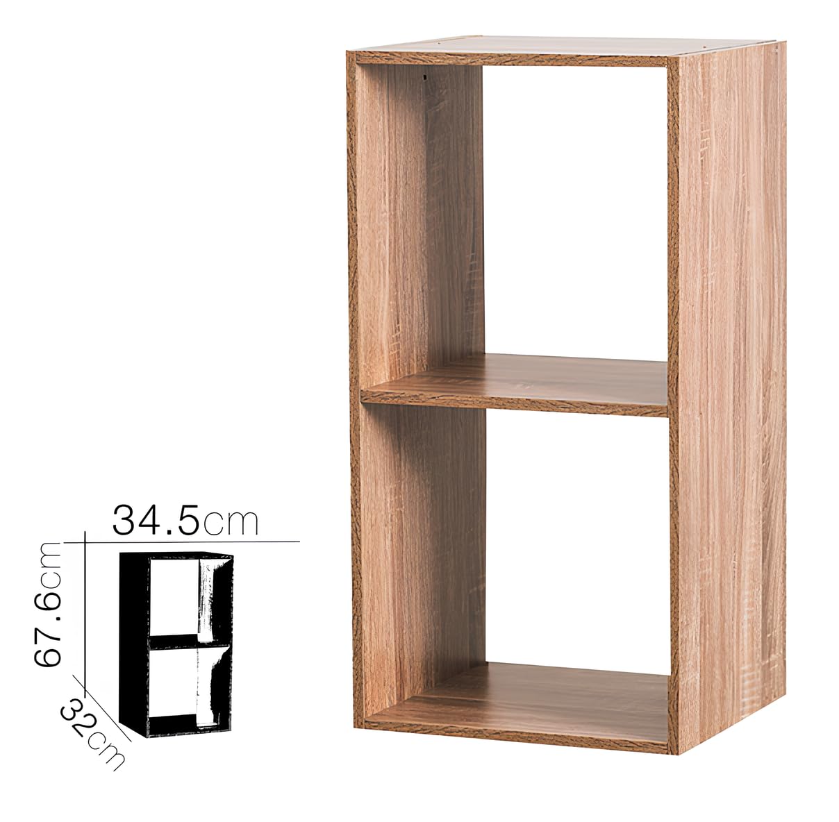 Étagère 2 Cubes 34,4 x 32 x 67,6 cm