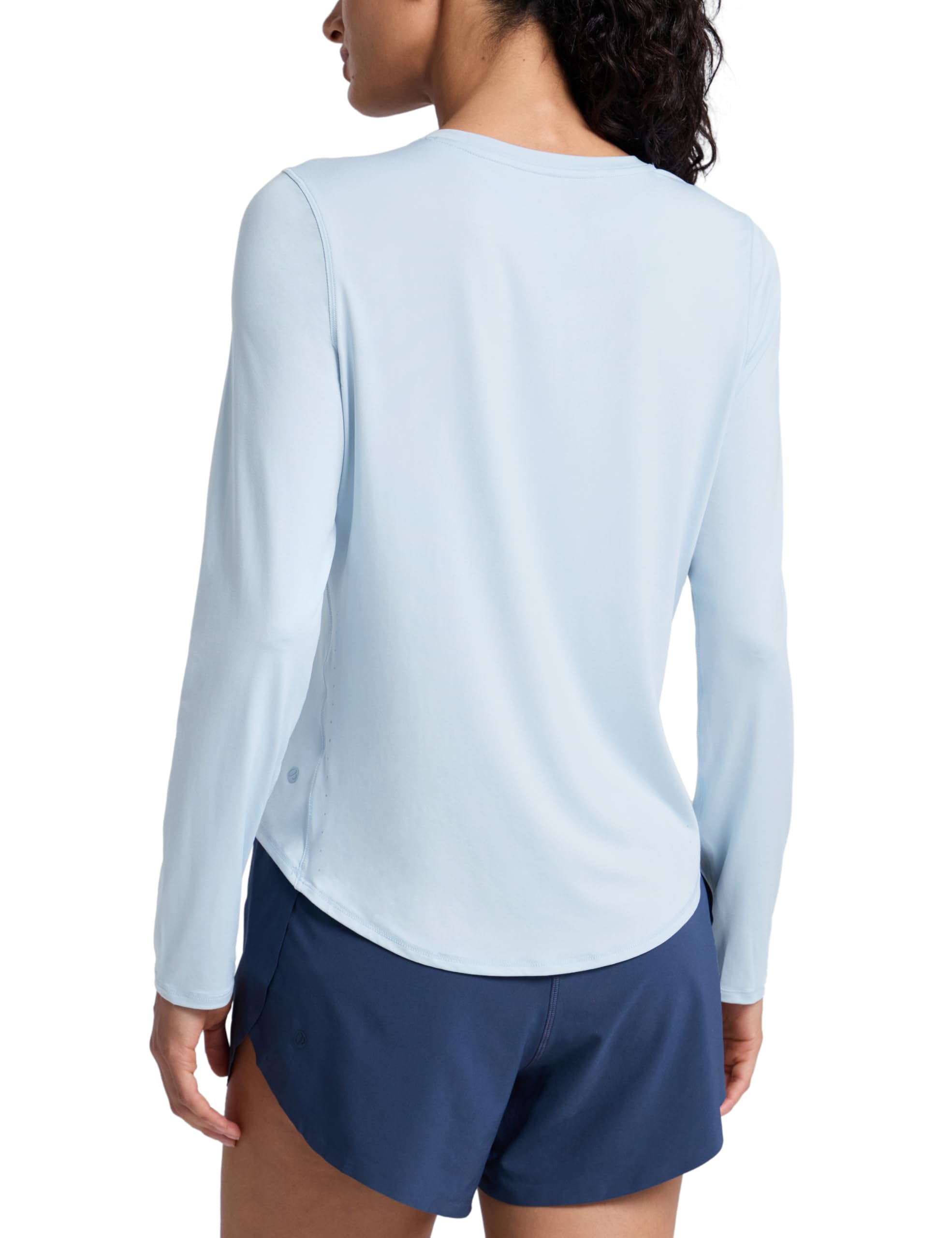 CRZ YOGA Lightweight Crewneck Long Sleeve Top