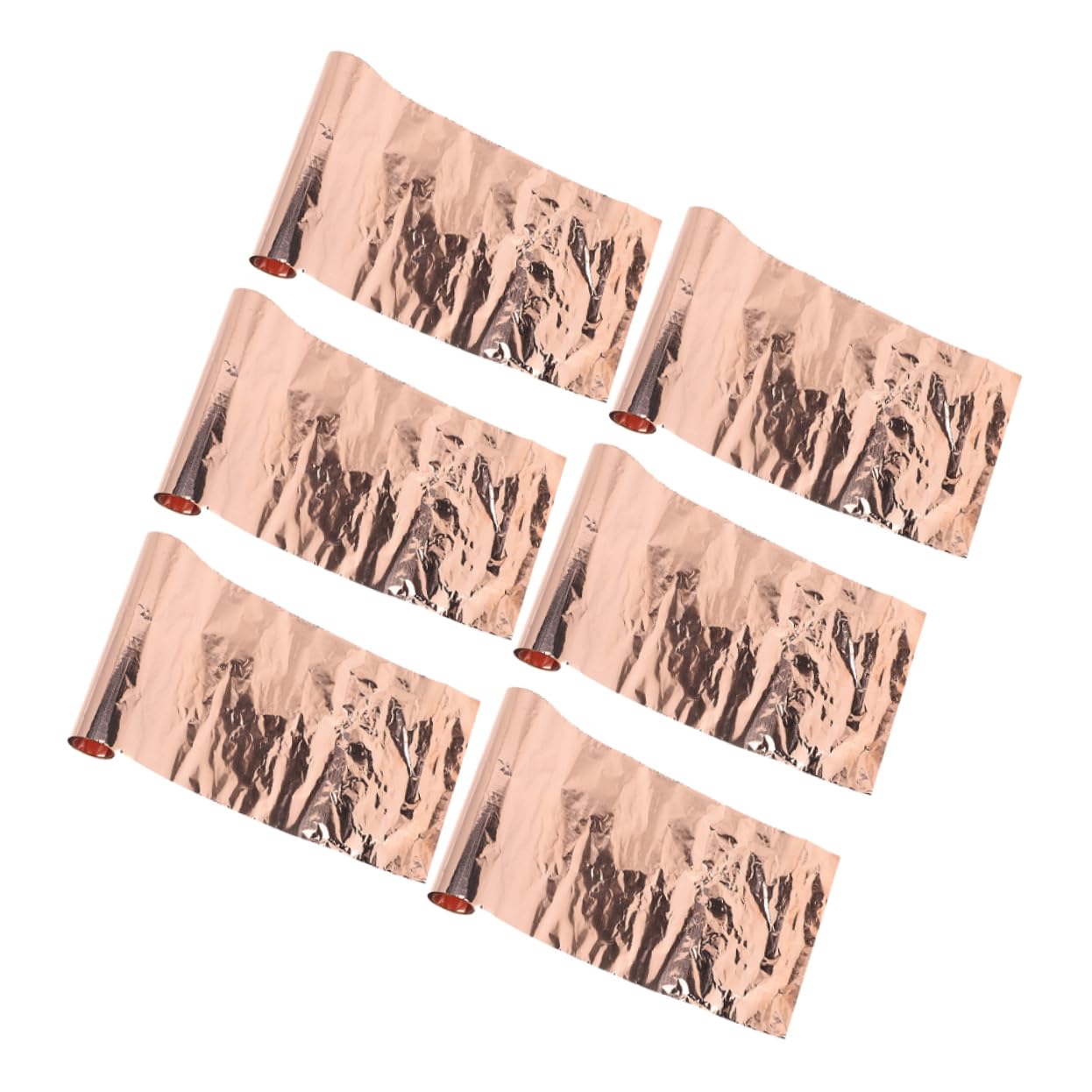 Zerodeko 30rolls Copper Foil Sheets for Electrical Repair and Crafting High Conductivity Easy to Cut for Projects and Industry Use
