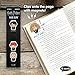 Re-marks Harry Potter Wizards and Hogwarts Magnetic Page Clips, 2 Sets of 4 Page Clips, 8 Clips Total