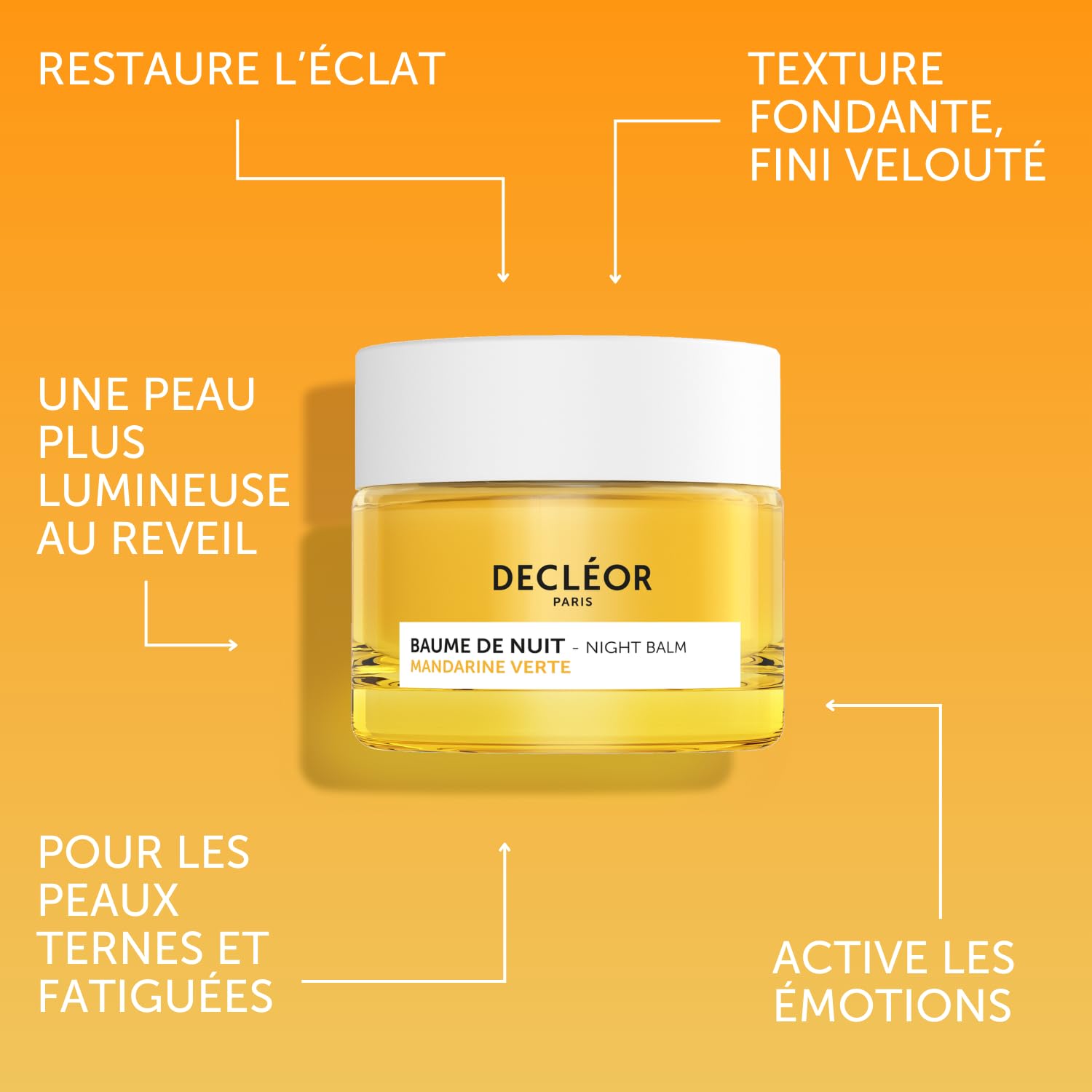 Decléor Duo Éclat Jour & Nuit Mandarine - Aromessence Serum & Baume de Nuit