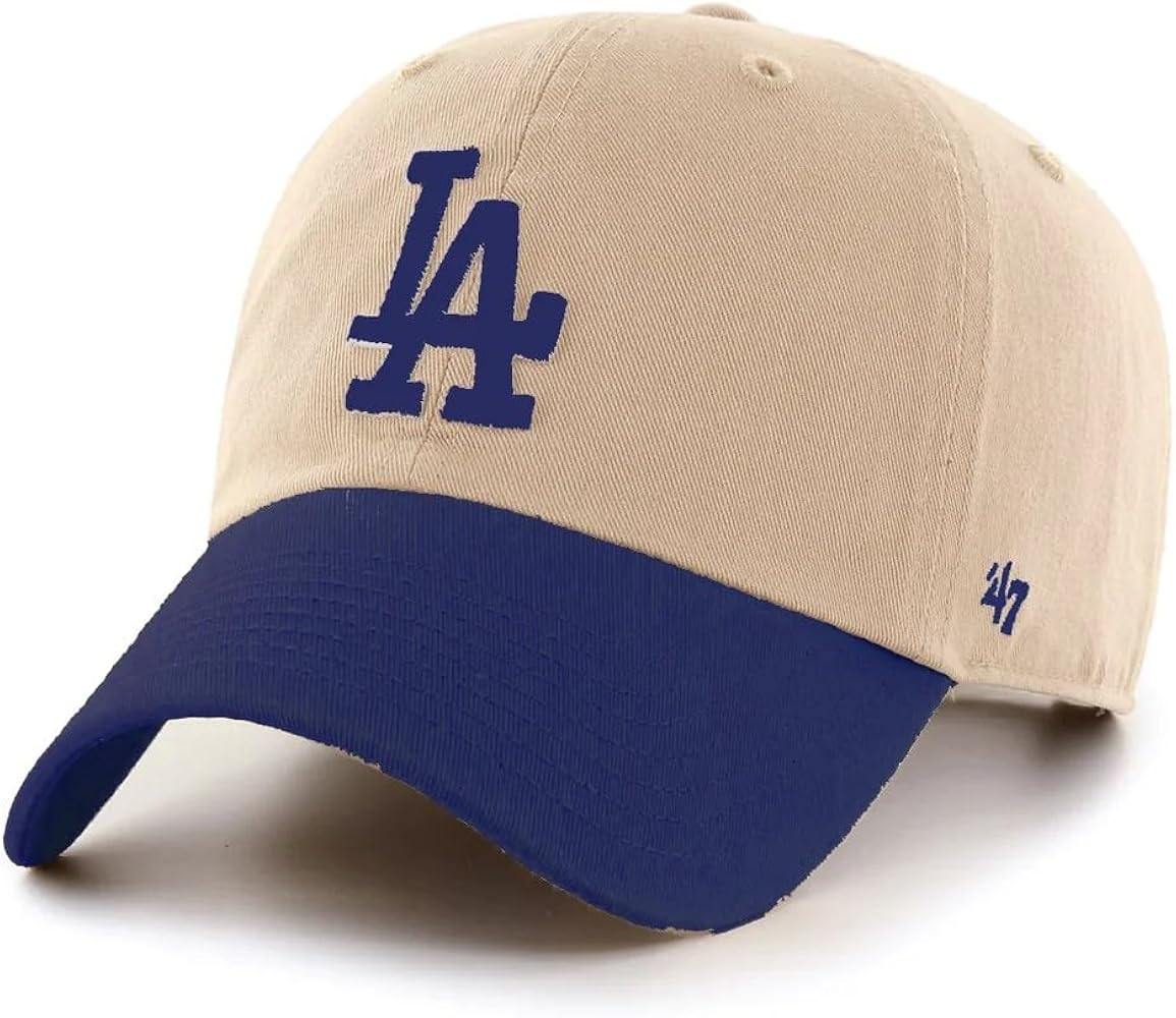 MLB Dodgers 47 LA キャップ Amazon.com: 47 Brand LA Dodgers Baseball Cap, Two-Tone Natural and