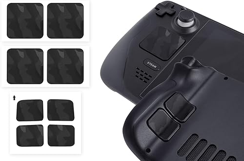 TALONGAMES Protector táctil compatible con Steam Deck Touch Trackpad (protector de trackpads + protector de 4 teclas, Mirage Camo - Negro)
