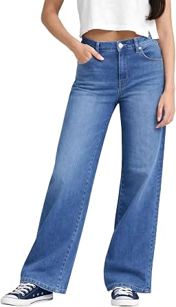 1822 Denim Womens 30" Better Butter High Rise Wide Leg Jeans