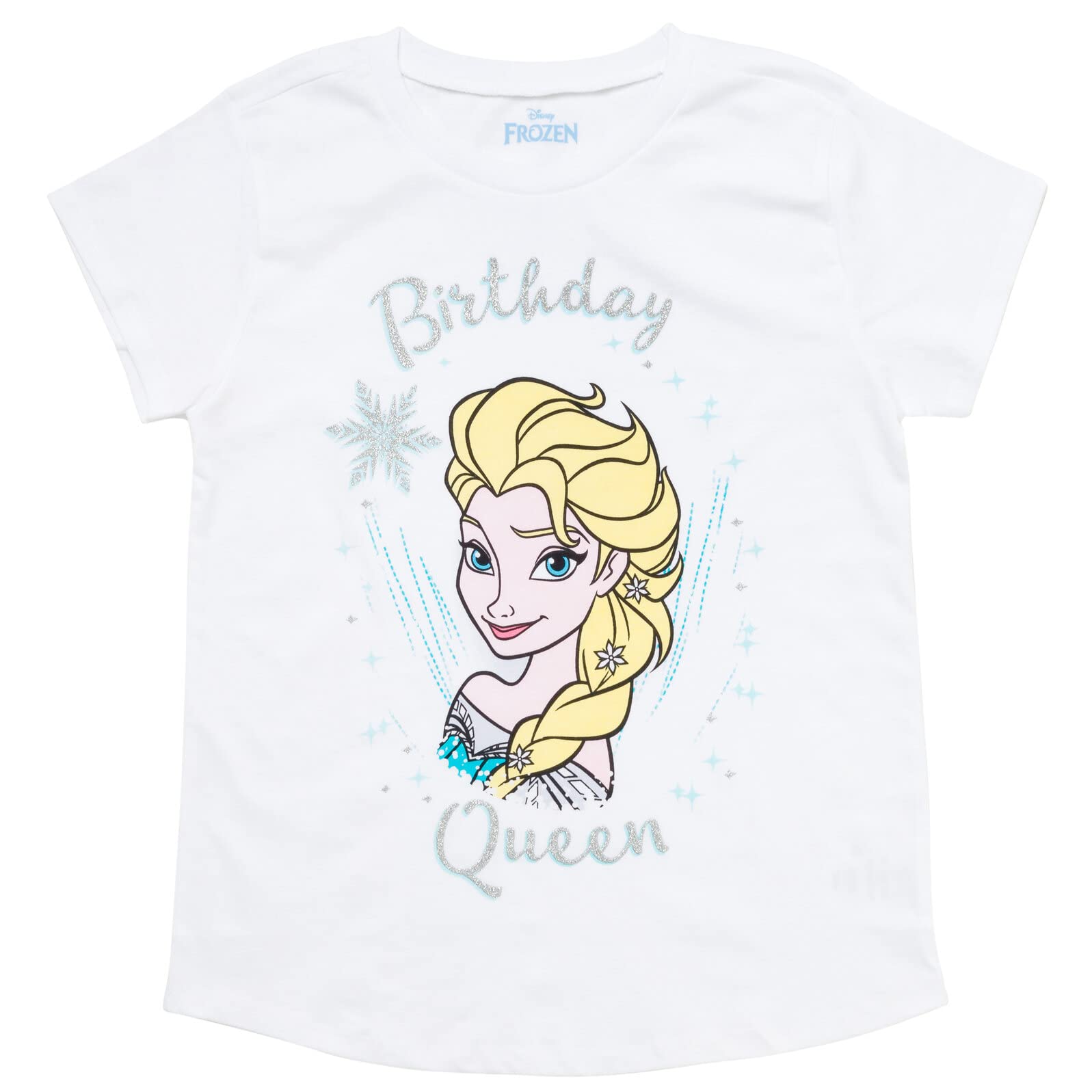 Disney Girls Birthday T-Shirt Infant to Big Kid Sizes (18 Months - 14-16)