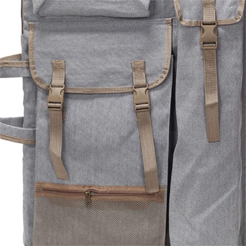 JSEIAJB Backpack Drawing Board Shoulder Bag with Zipper Shoulder Straps for Artist Painter Students Artwork(D)