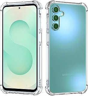 جراب حماية مضاد للصدمات حماية من الدرجة العسكرية رفيع ومرن من البولي يوريثين المقاوم للحرارة لموبايل سامسونج جالاكسي S25 بلس من لوموبريلا، شفاف