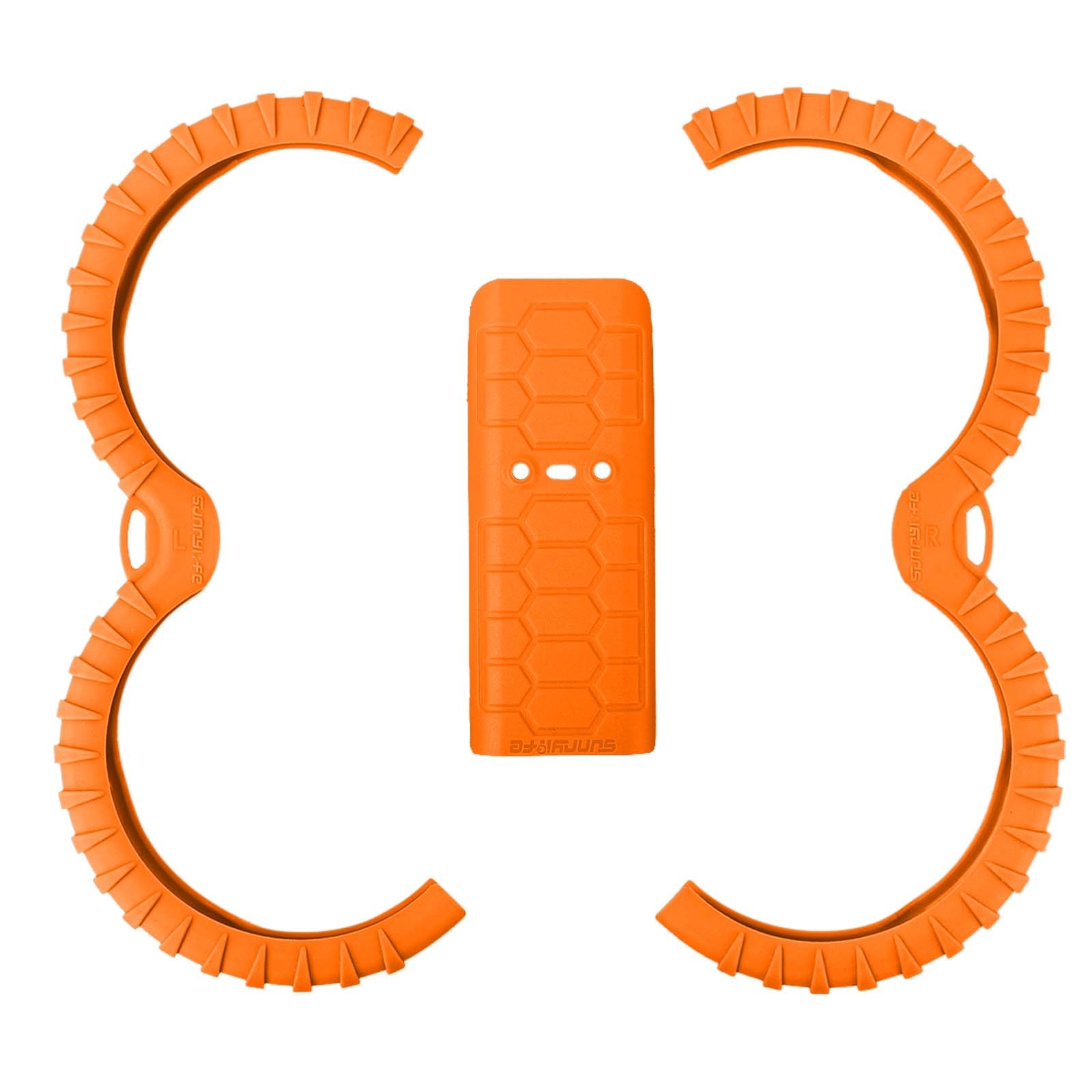 Propeller Guard Protector and Drone Back Protection Plate Cover Case Compatible for DJI Avata 2 (Orange) - Image 2