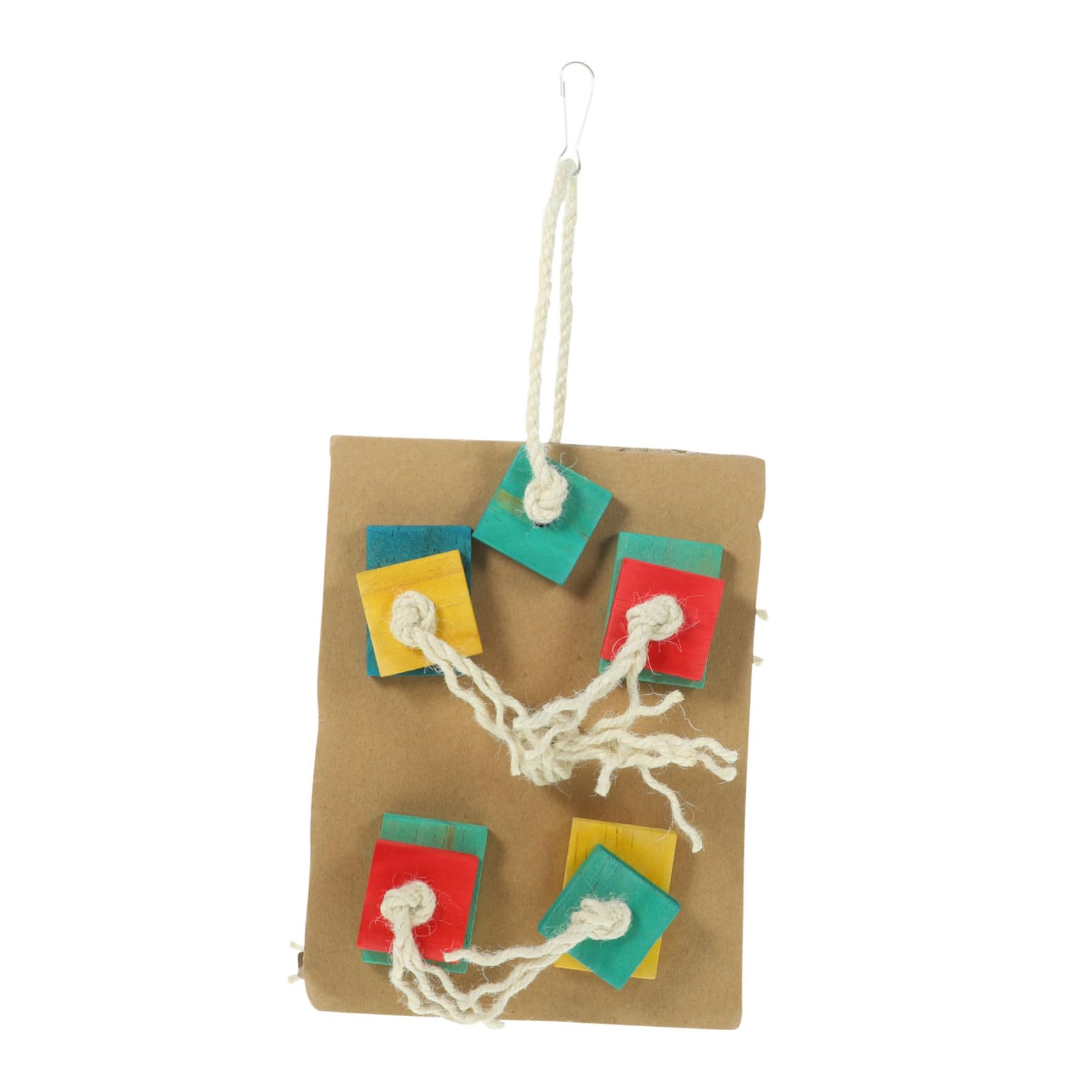 Parliky Funny Bird Chewing for Parrots Hanging Birdcage Plaything Shredding for Pet Birds and Mild Material for Budgies Lovebirds and Quakers