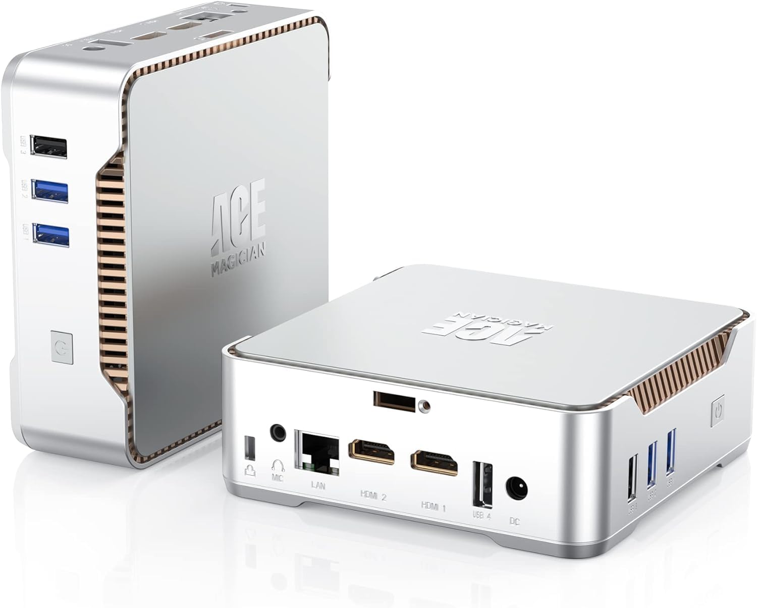 ACEMAGICIAN GK3PRO Mini PC,8GB RAM 512GB SSD Mini Desktop PC for
