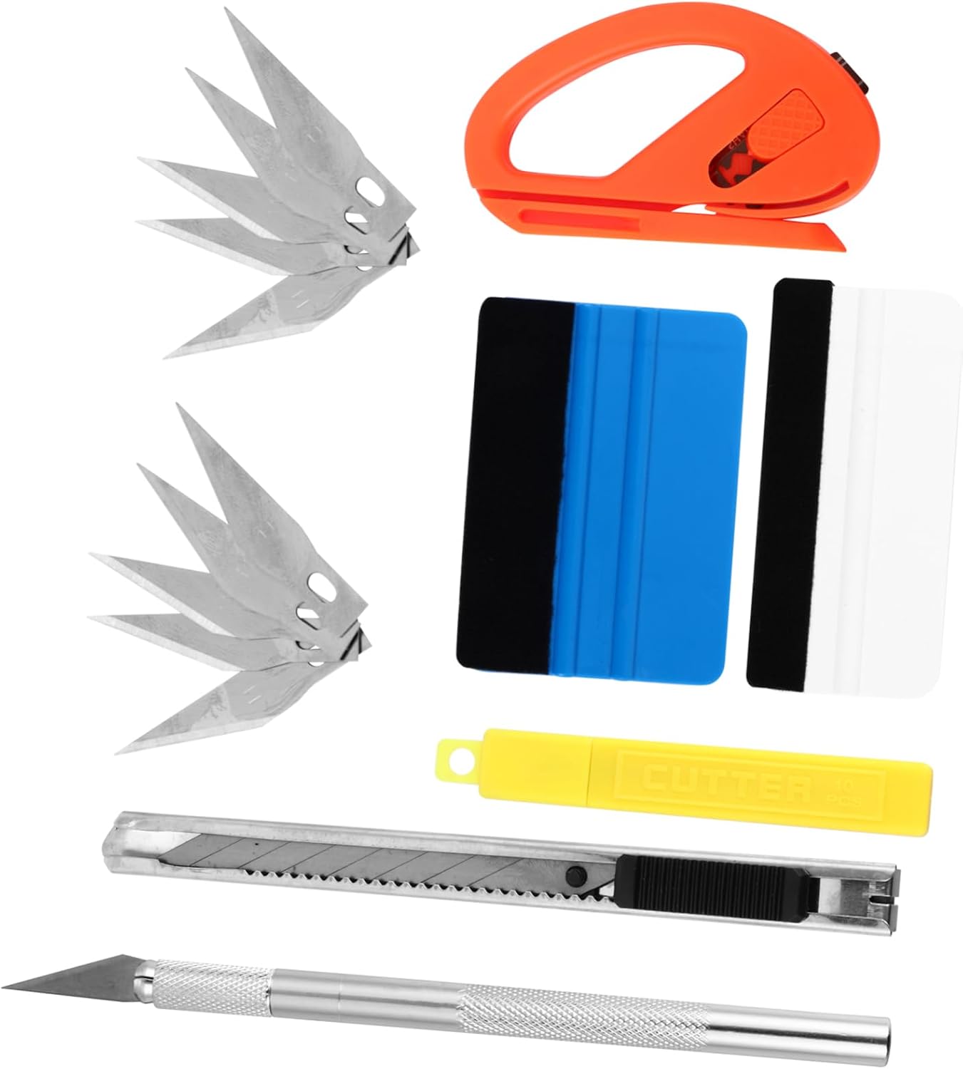 Cabilock Auto Tint Film Application Tool Kit Professional Car Sticker Installer Vinyl Wrap Tool Squeegee for Vinyl Wrapping Car Tinting