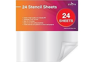 Easy Cut Stencil Sheets: Flexible Mylar for Cricut Cutting Crafts
