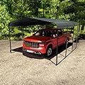 Special Paradise 10'x15'Heavy Duty Metal Carport-Durable Outdoor Canopy for Cars,RVs,and Storage. Perfect as Car Port,RV Carport,or Garden Shed,Offering Reliable Protection for Vehicles and Equipment.