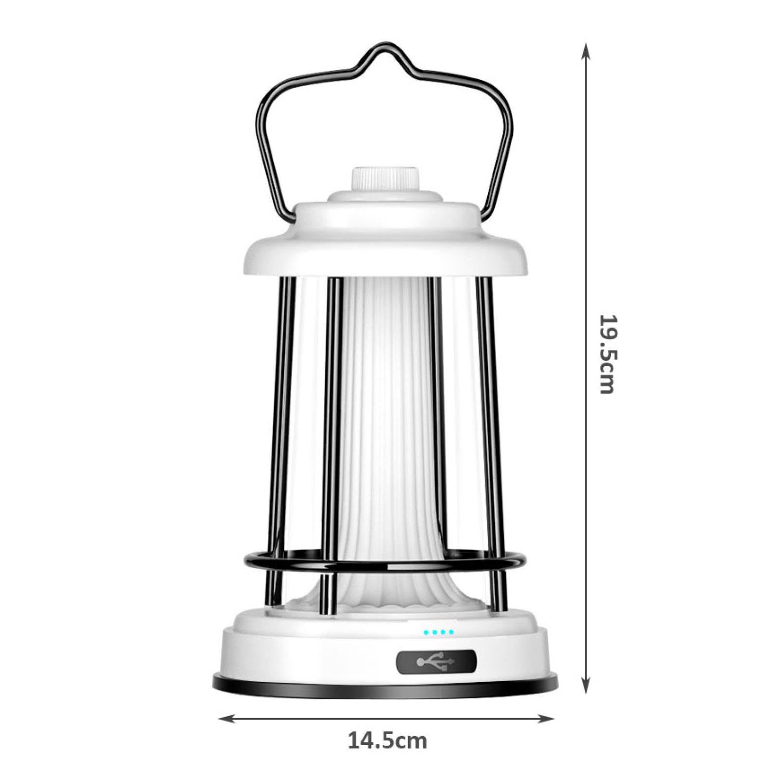 Vintage Campeggio Luce Esterna Atmosfera Luce Notturna Led Ricaricabile Portatile Impermeabile Luce Portatile Tenda di Campeggio Luce