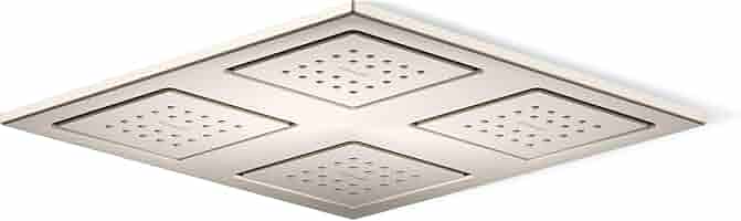 _Fot フォート square shrink crepe［blue gray］ Kohler 98740-BN WaterTile® Rain Overhead shower panel with