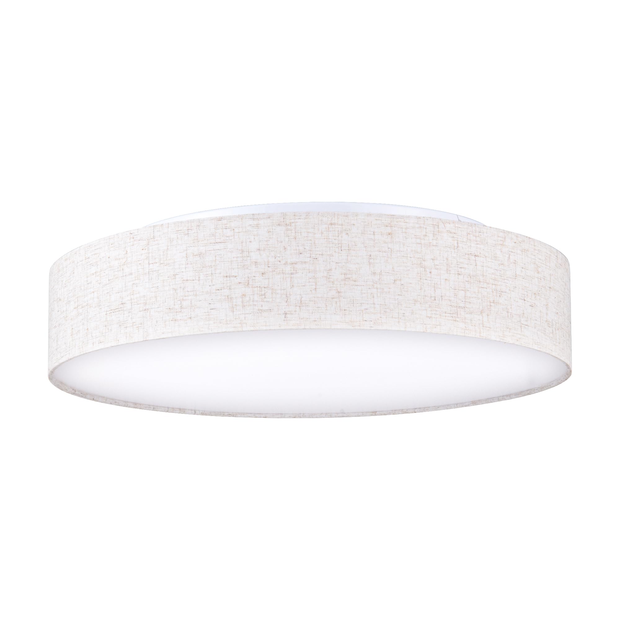 Zedelmaier Deckenlampe Stoff E27 max.40W Deckenleuchte mit Stoff-Lampenschirm Wohnzimmerlampe Schlafzimmer Kinderzimmer Flur Lampe Decke Lampenschirm