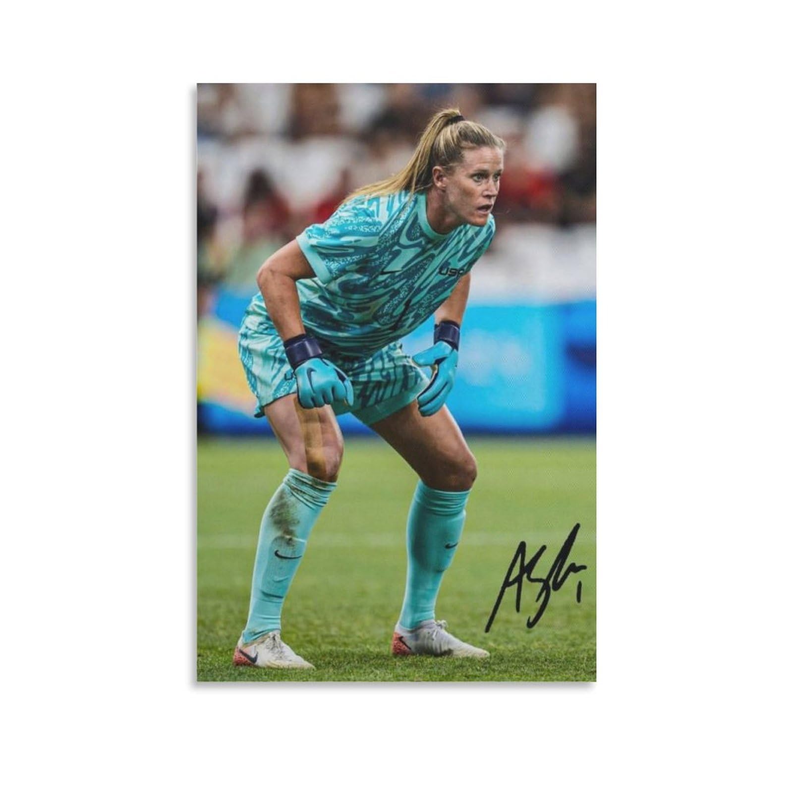 FCOIN Alyssa Naeher Canvas Poster Artworks Picture Print Poster Wall Art Painting Canvas Decor Home Posters 12x18inch(30x45cm)