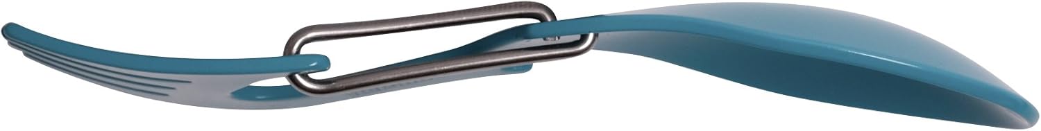 Kershaw Ration Multi Tool Spork, Stainless Steel Spoon, Fork, Carabiner and Bottle Opener, Regular and XL Sizes