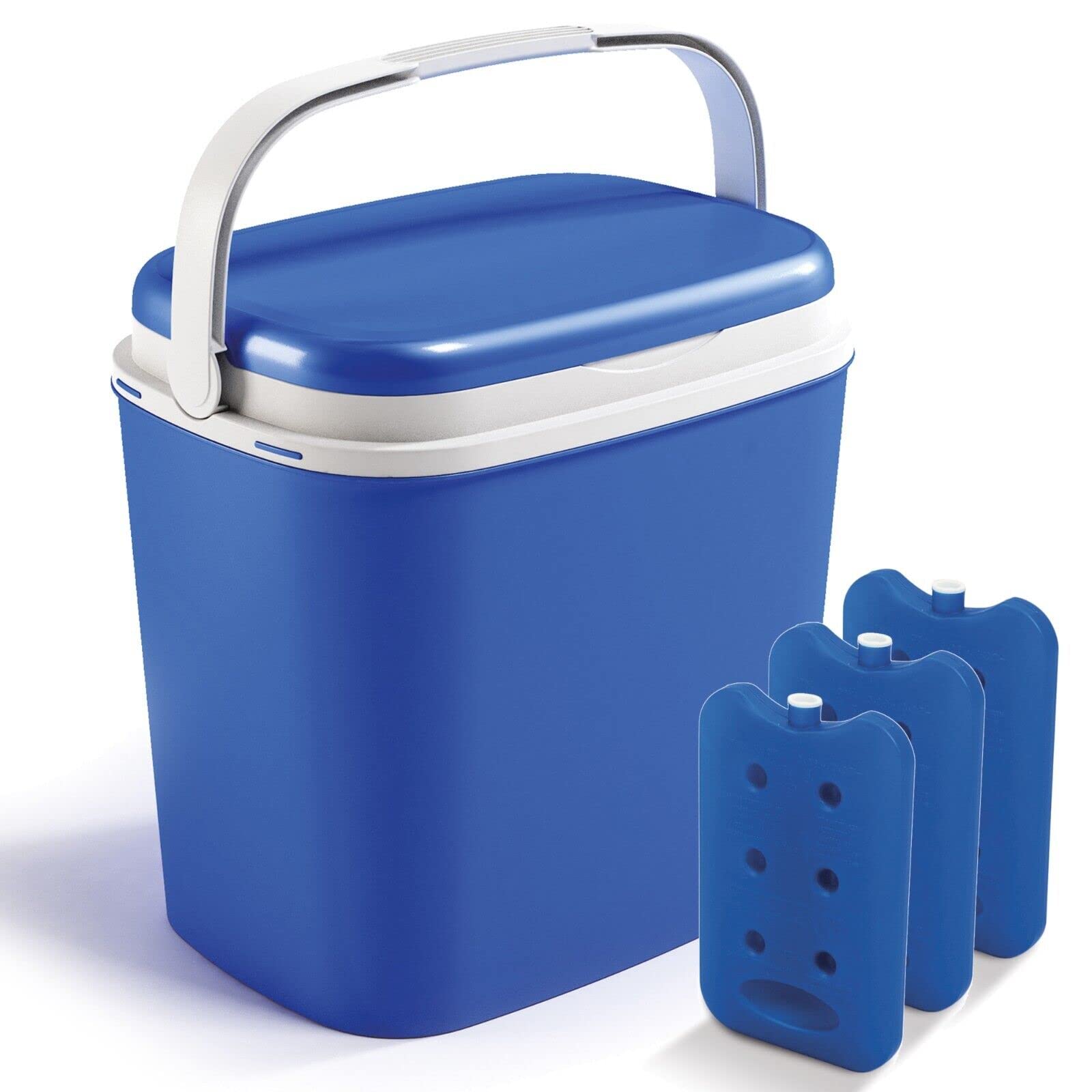 URBNLIVING 27L Large Compact Insulated Beach Picnic & Camping Leakproof Travel Cooler Box Cool Ice Box with Handle — image 1