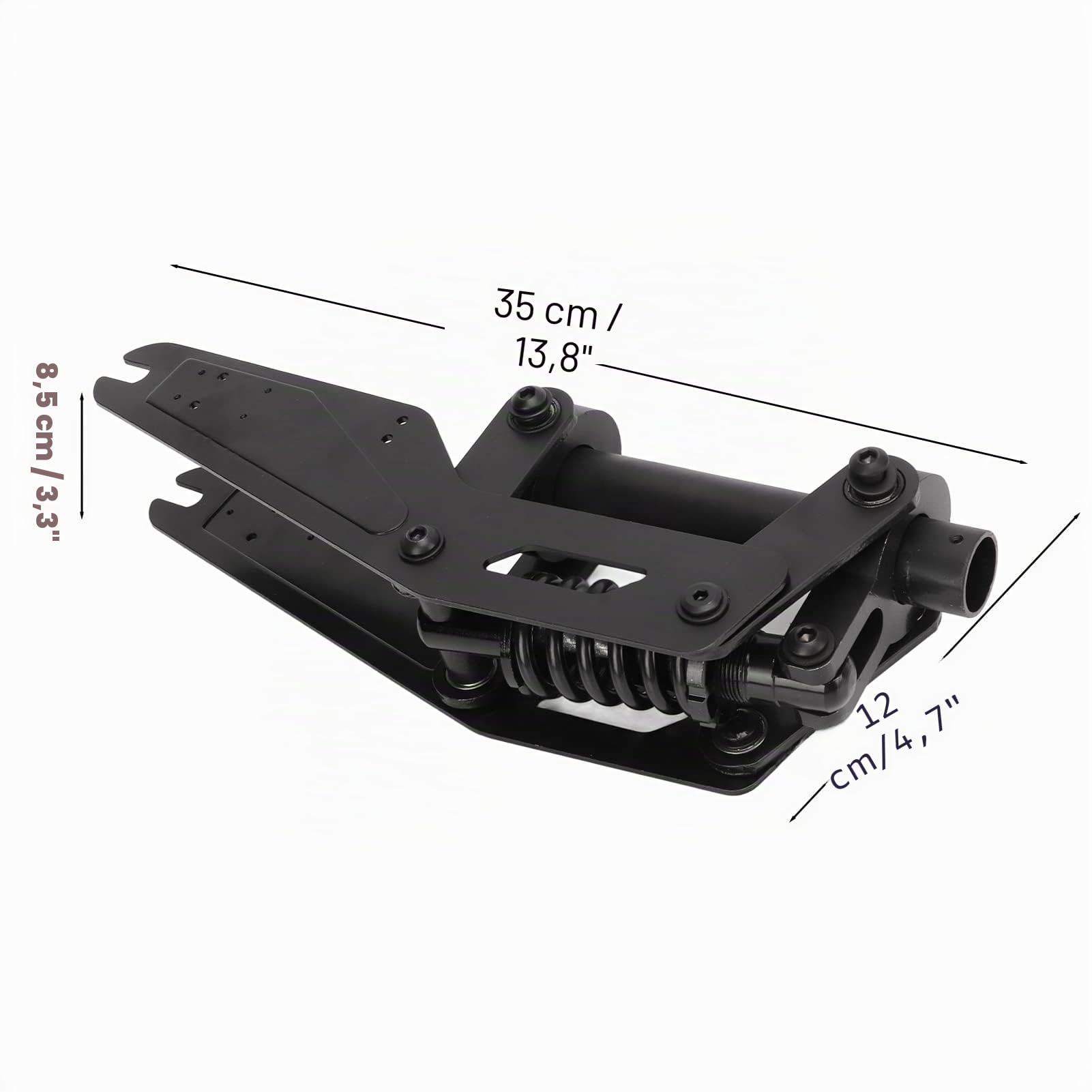 BuyWeek E-Scooter Stoßdämpfer für Xiaomi M365, Elektroroller Stoßdämpfer Aluminiumlegierung E-Roller Vibrationsdämpfer Elektroroller Ersatzteile Zubehör