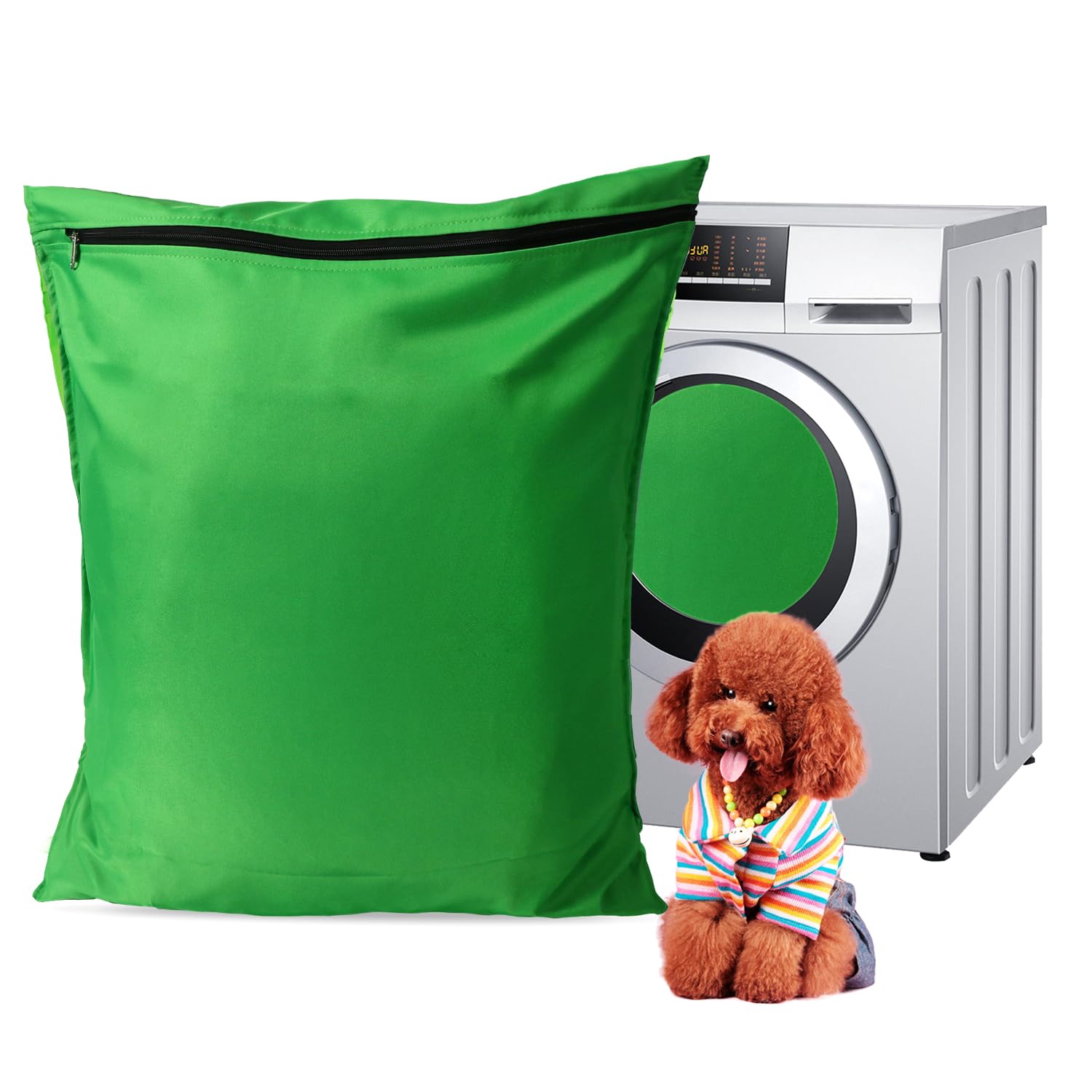 2 Sacs à Linge Pour Animaux - Protège Machine à Laver Des Poils - Pour Chiens Et Chats - Lavage Facile