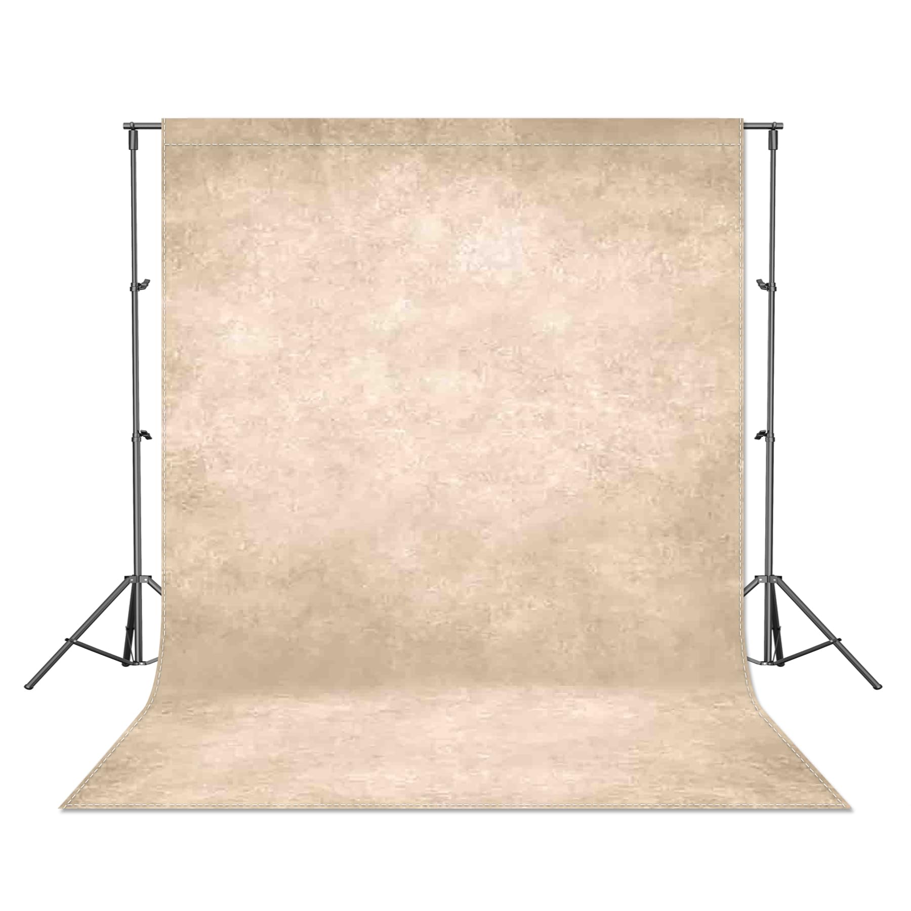 Luminora 1,5x2,1m Tessuto beige Astratto, Sfondo Fotografia Ritratto per Adulto, Neonato e Bambino, Studio Booth, Tasca (Senza supporto, senza clip)
