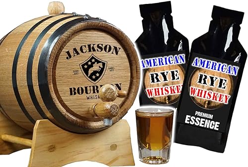 Thousand Oaks Barrel Co. - Kit personalizado para hacer whisky de centeno americano  Thousand Oaks Barrel Co.  Age Spirits in an Oak Cask Keg  Best