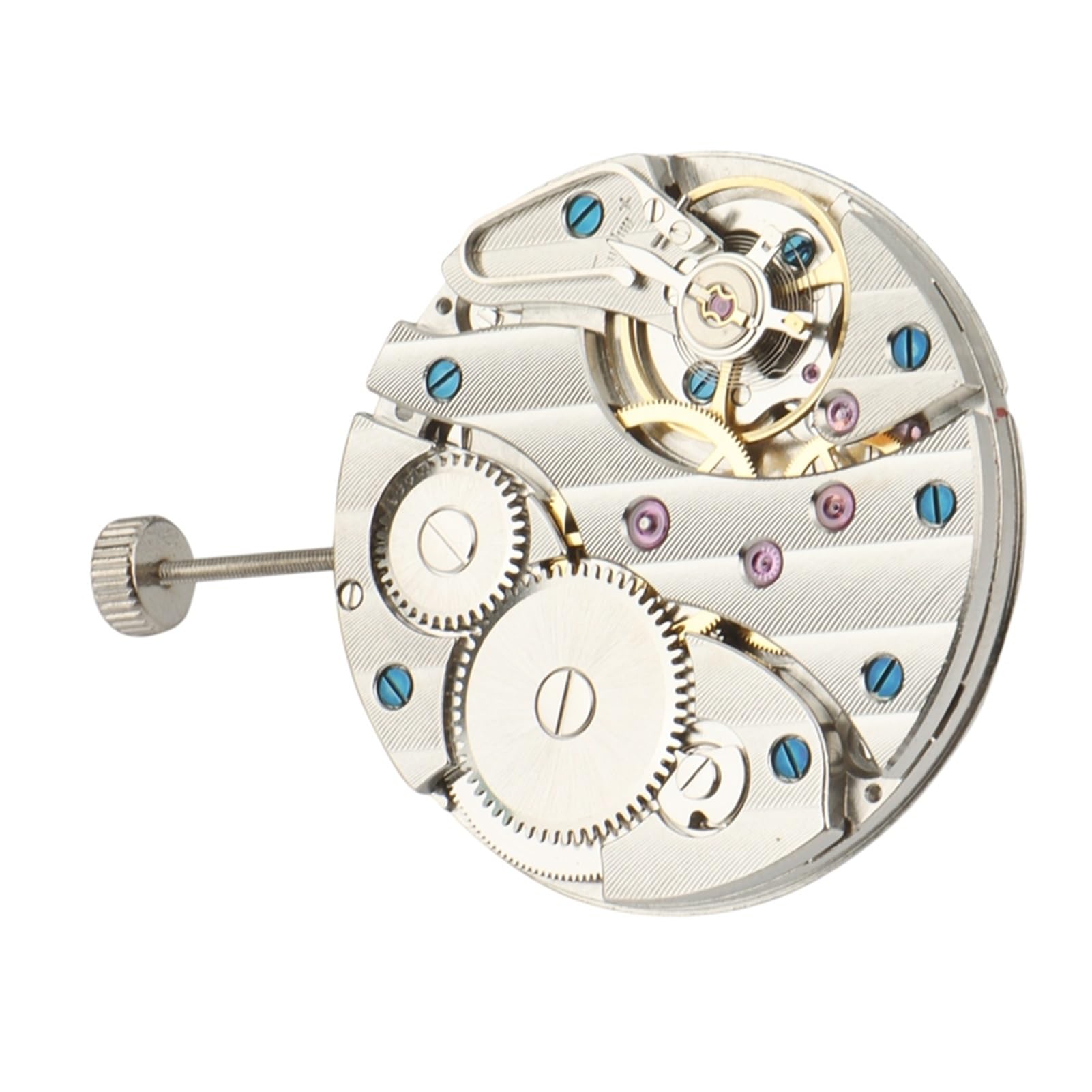 KJSHXYG Mechanical Hand Winding 6497 ST3600 Watch Movement P29 44Mm Stainless Steel Watch Case Fit 6497/6498 ST3600 Movement Watch Tool kit for Watch Repair