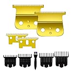2 Pcs Replacement Blades Compatible with Andis 04710 and Andis 04521 hair Trimmer Compatible with Andis T Outliner & GTX Trimmer(Gold)