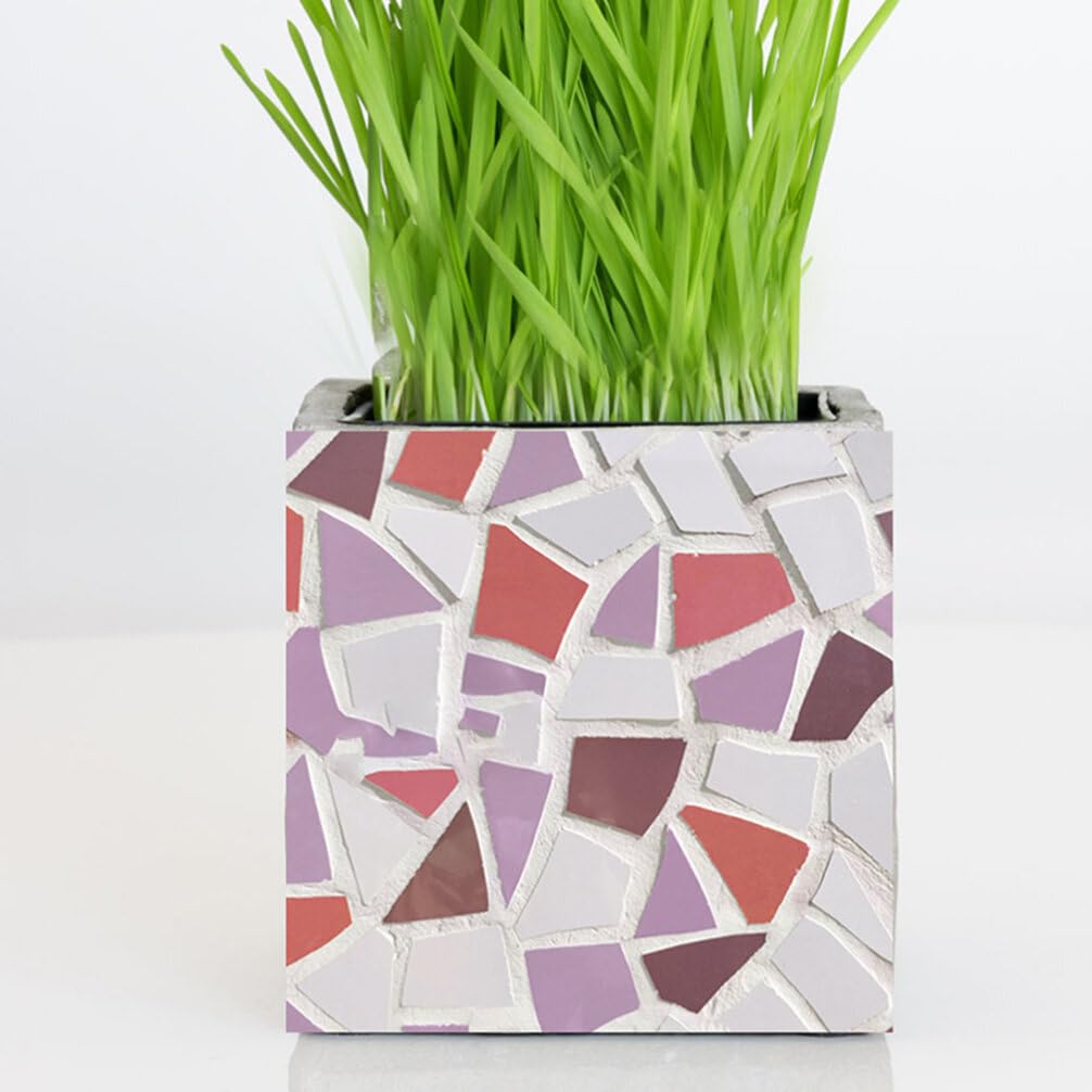EXCEART Piastrelle per Mosaico in Ceramica 1000g, Pezzi Fai da Te Sicuri per Decorazione Parete, Materiale Artigianale per Vase Making e DIY Craft